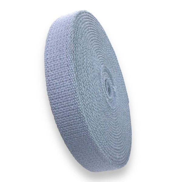 Piece 7.20 m Window Roller Tape Belt Color Gray Cotton Width 22 mm Thickness 3 mm